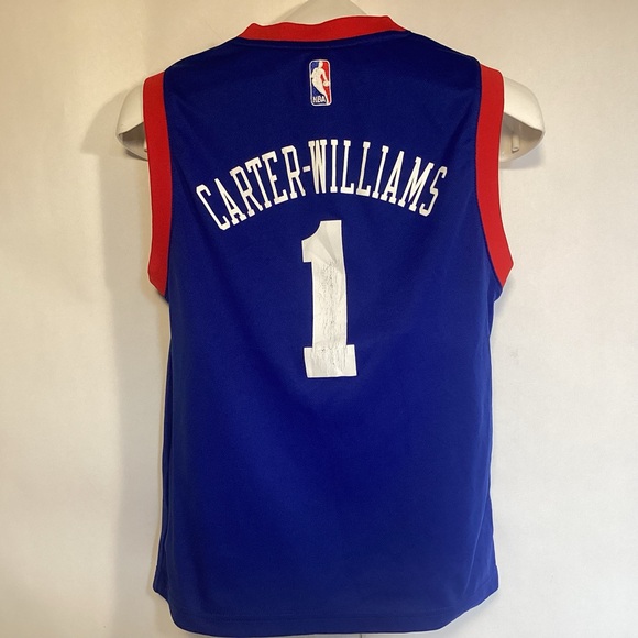 Adidas NBA Philadelphia Sixers Carter- Williams Jersey boys size medium - Picture 1 of 9